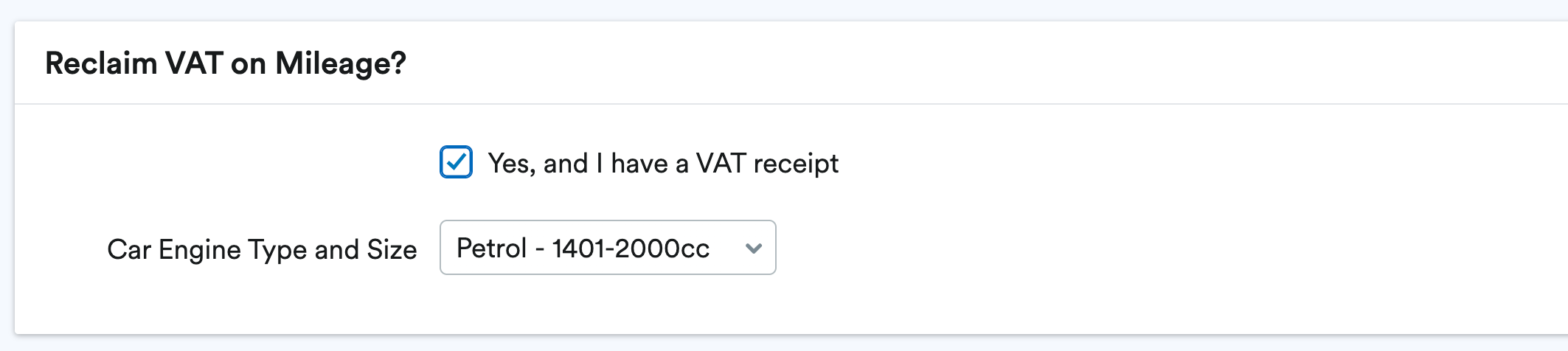 Reclaiming VAT on the mileage