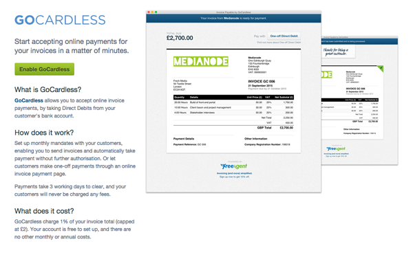 GoCardless: Setting Up The Integration – FreeAgent