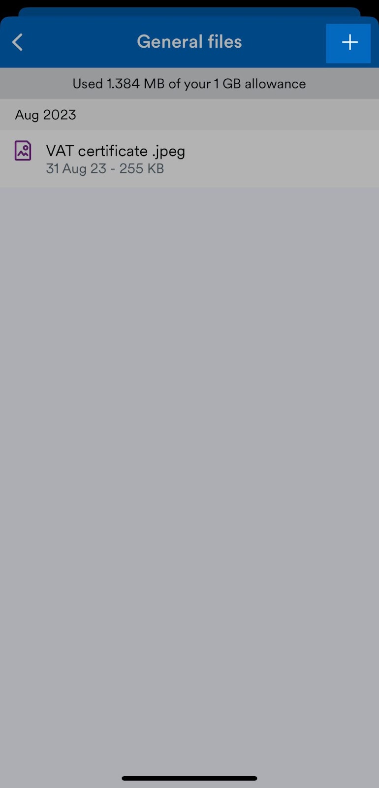 Plus button highlighted