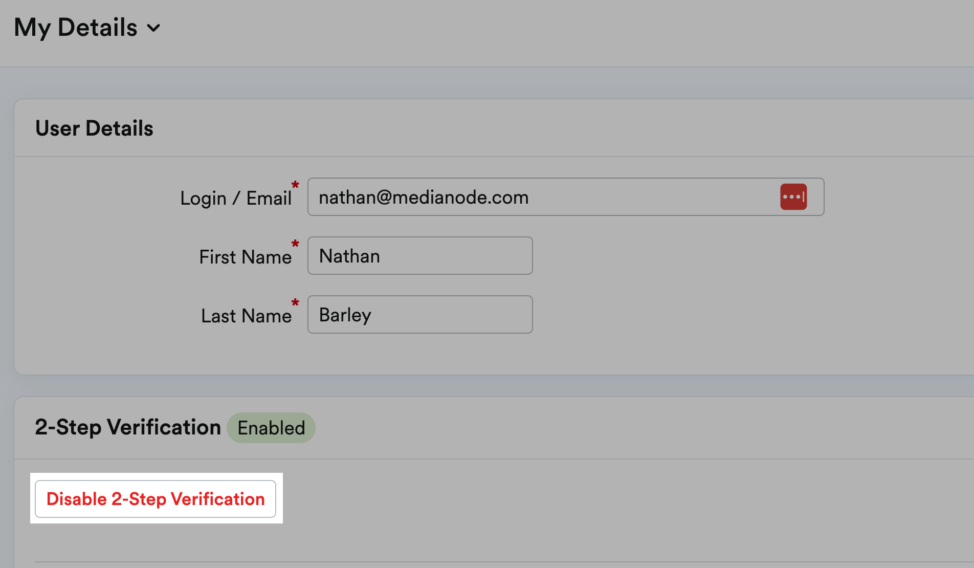 2-step verification settings with disable highlighted.png