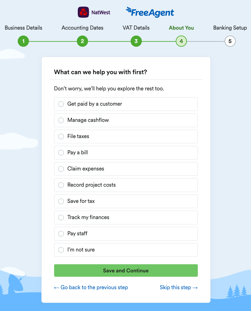 Set up your FreeAgent account – FreeAgent