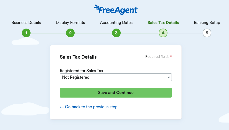 Setting up your FreeAgent account – FreeAgent