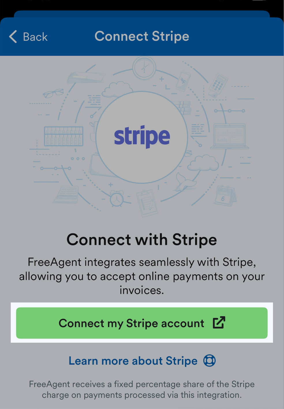 Connecting To Stripe On Mobile – FreeAgent