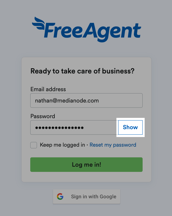 Button to Show password highlighted on the login page..png