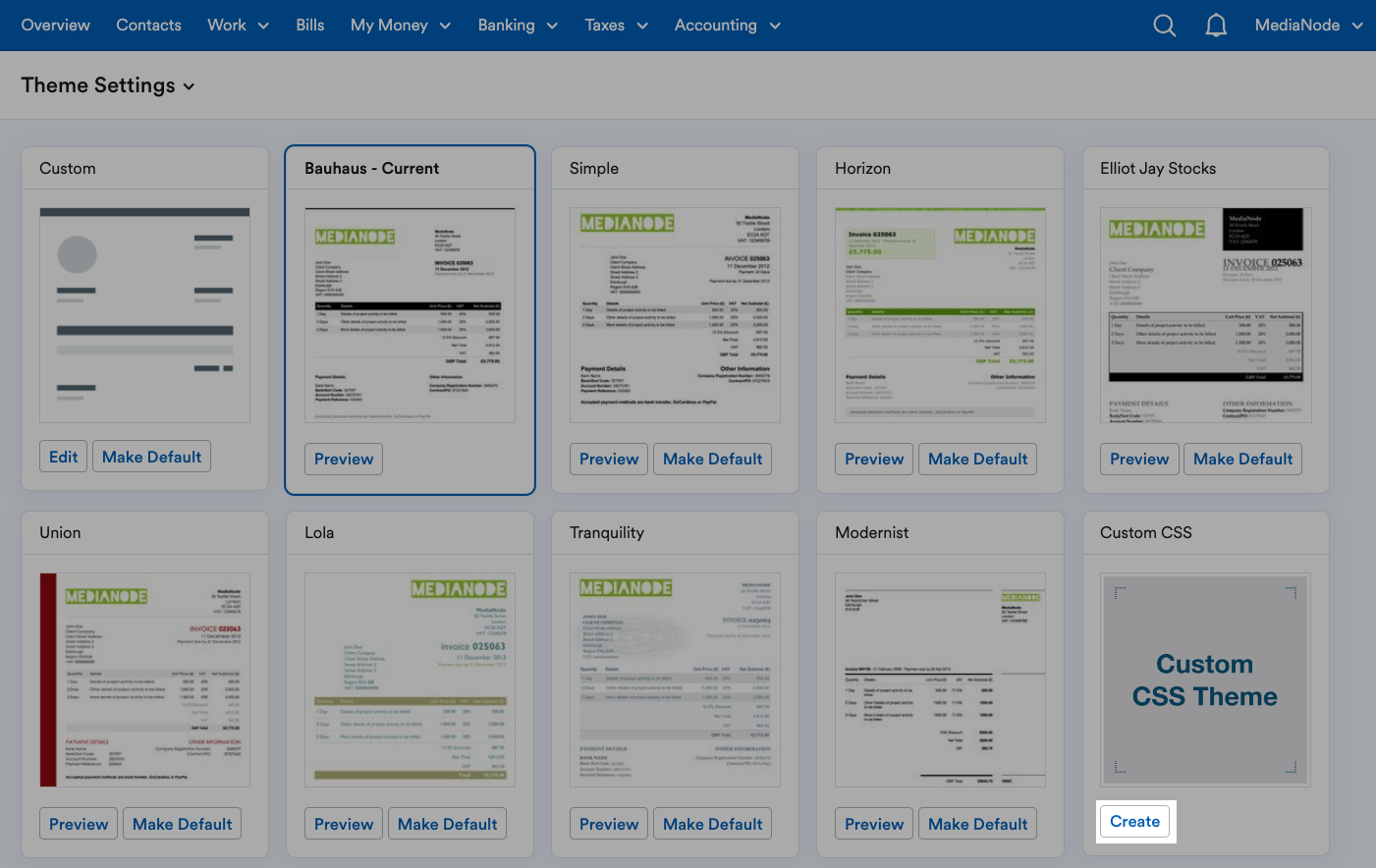 Create a custom invoice theme using CSS – FreeAgent
