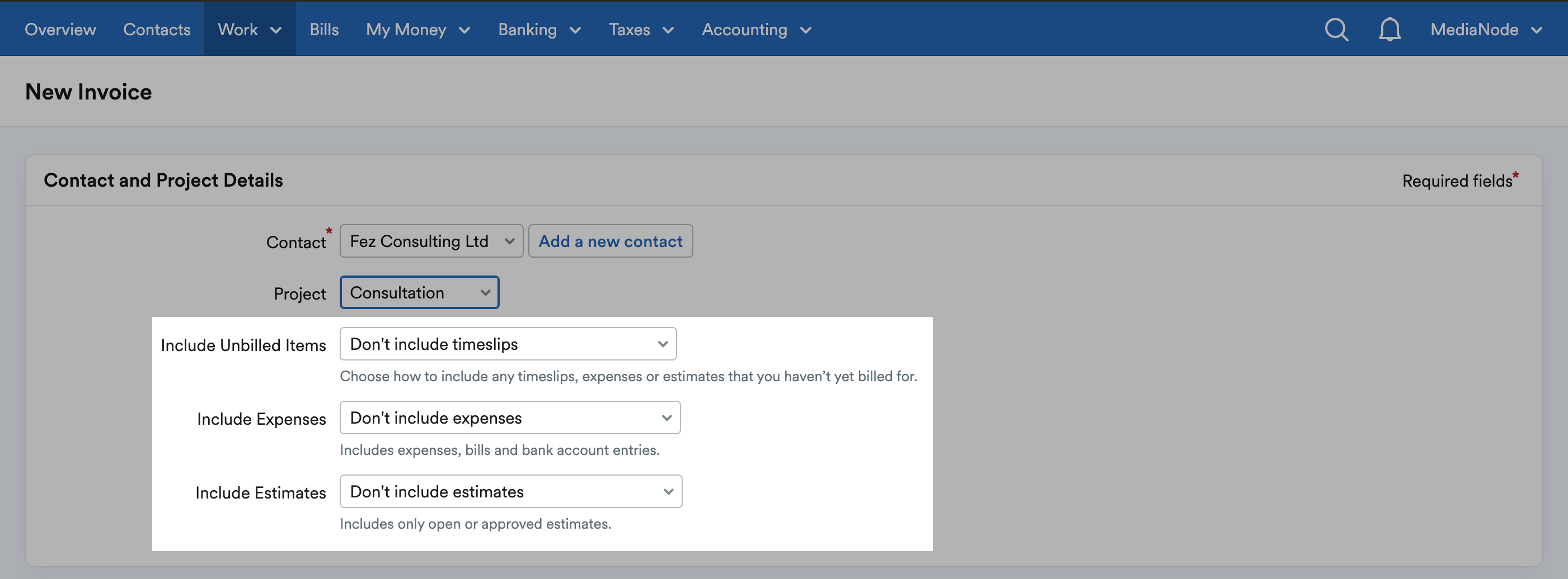 Add unbilled expenses to invoices – FreeAgent