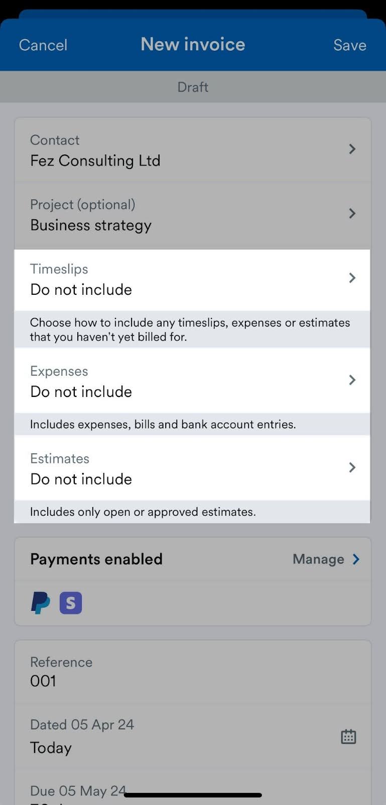 Creating An Invoice Using The FreeAgent Mobile App – FreeAgent