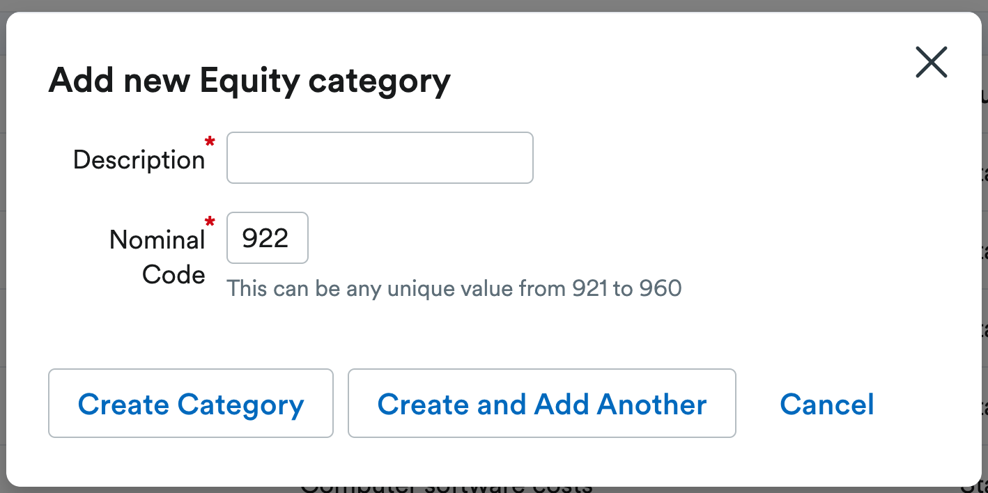 Example of a new equity category being created