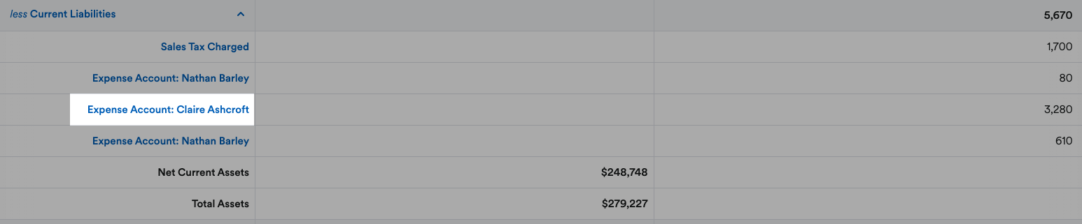 Expense account on balance sheet highlighted.png