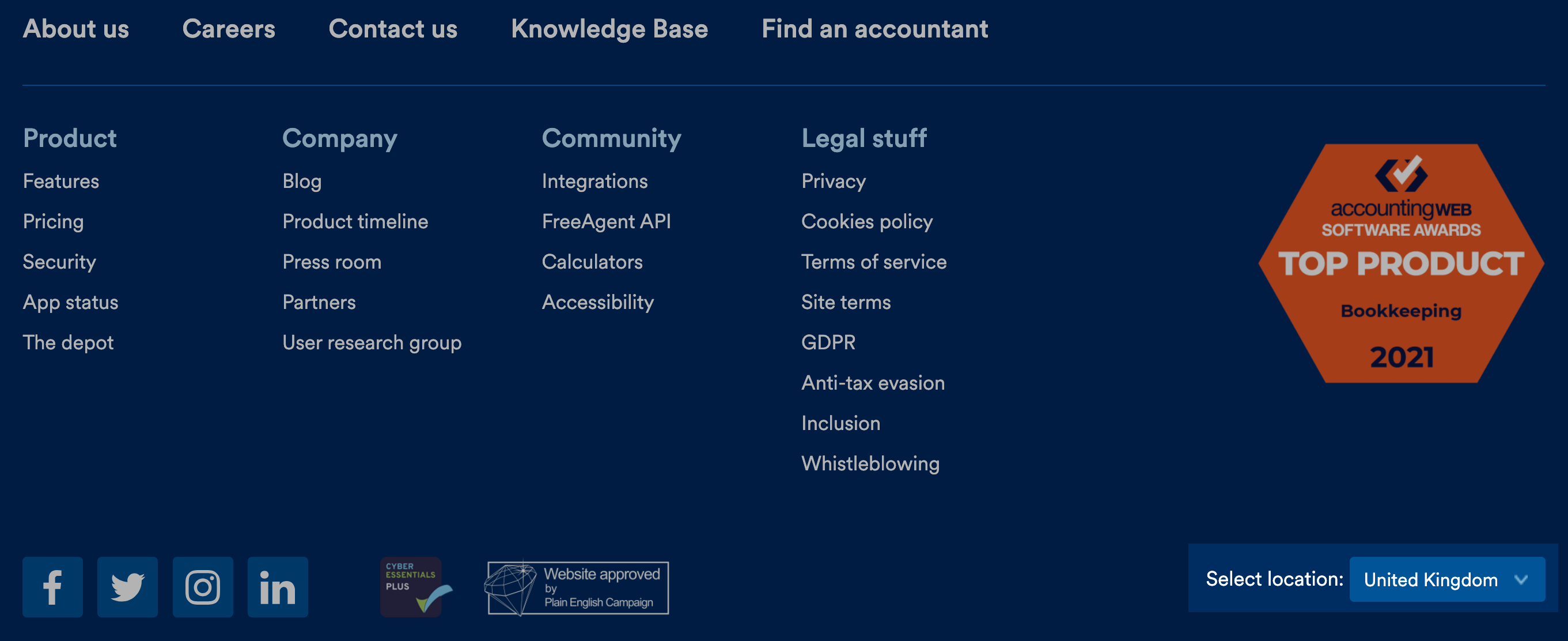 Location menu in webiste footer.png