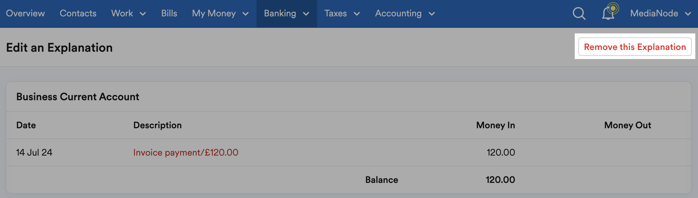 Screenshot showing example of button to remove the payment highlighted.png