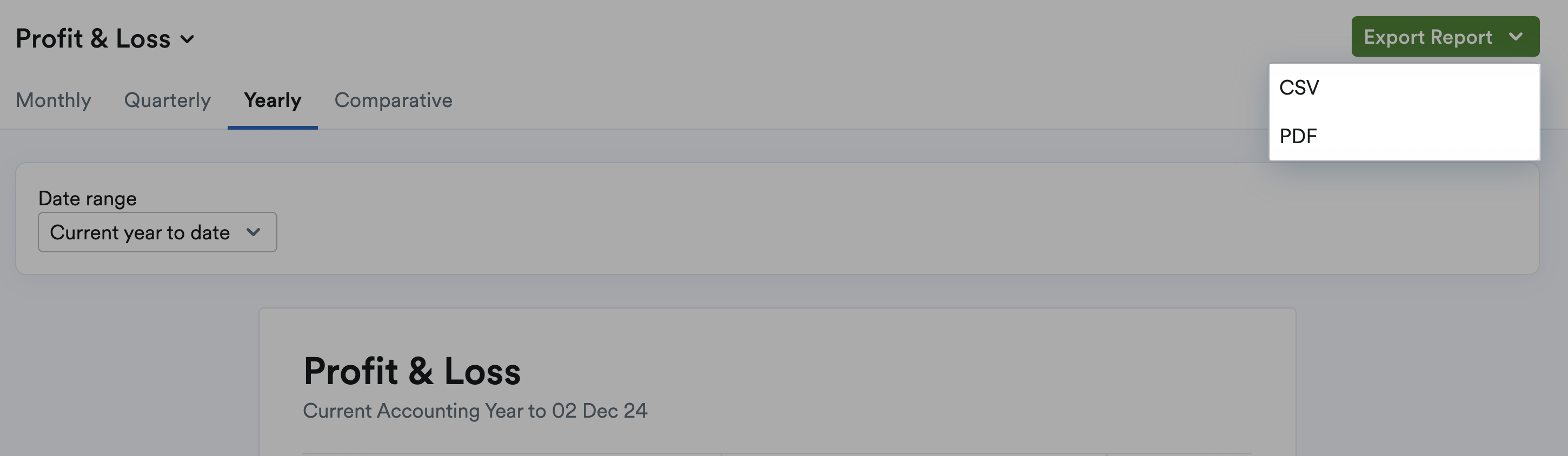 Screenshot showing export options highlighted