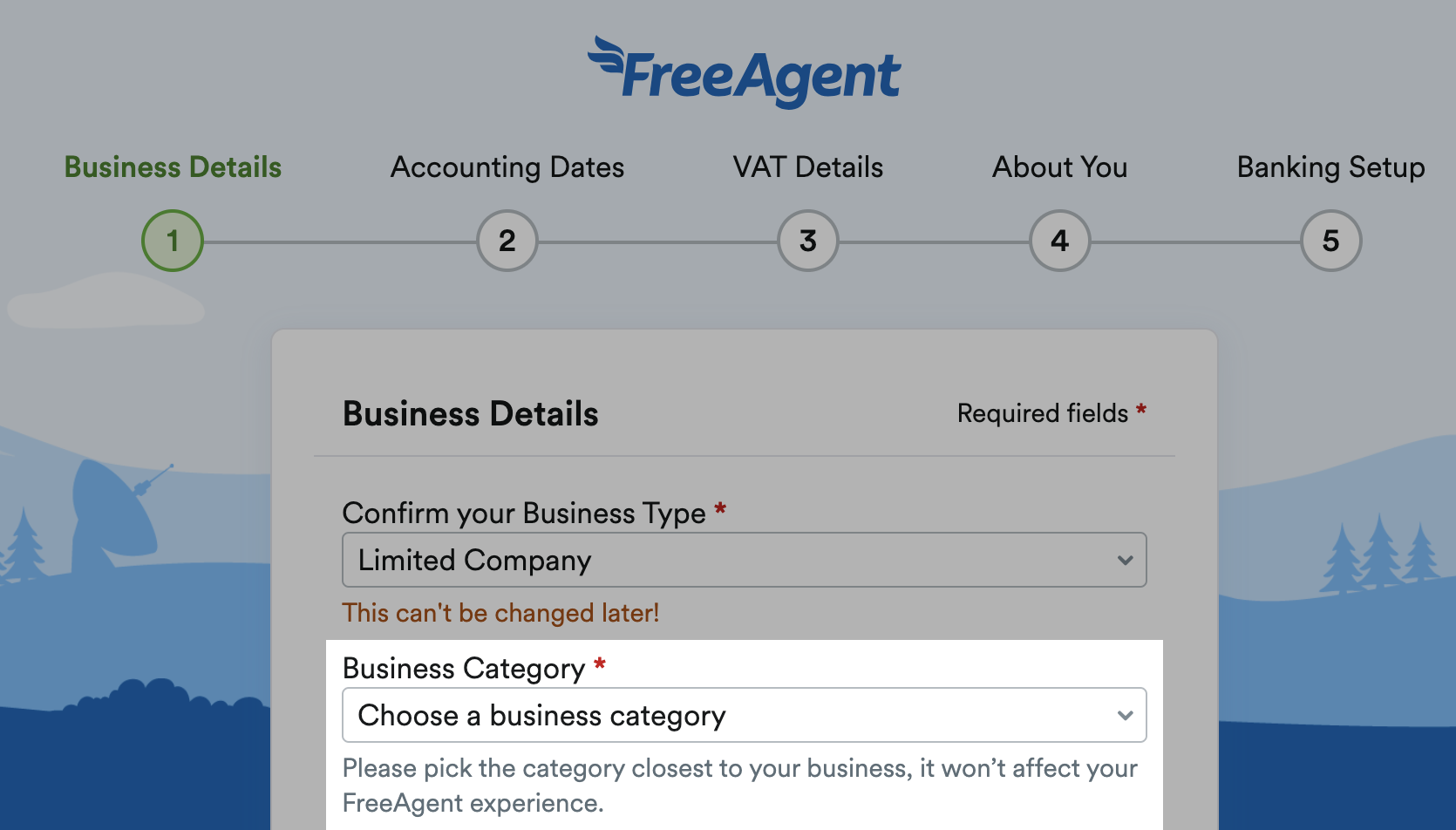 Set up your FreeAgent account – FreeAgent