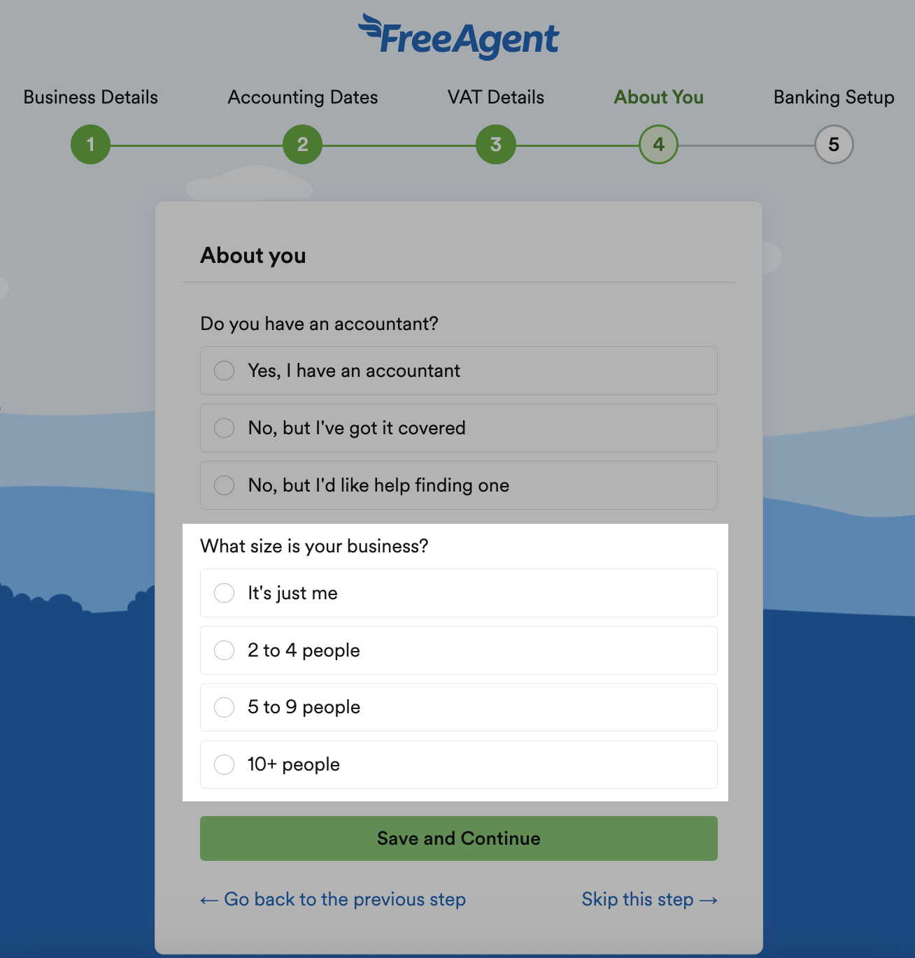 Set up your FreeAgent account – FreeAgent