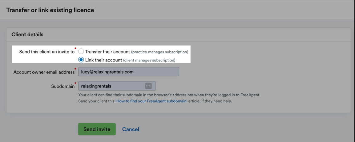 Add an existing FreeAgent account to your Practice Dashboard – FreeAgent