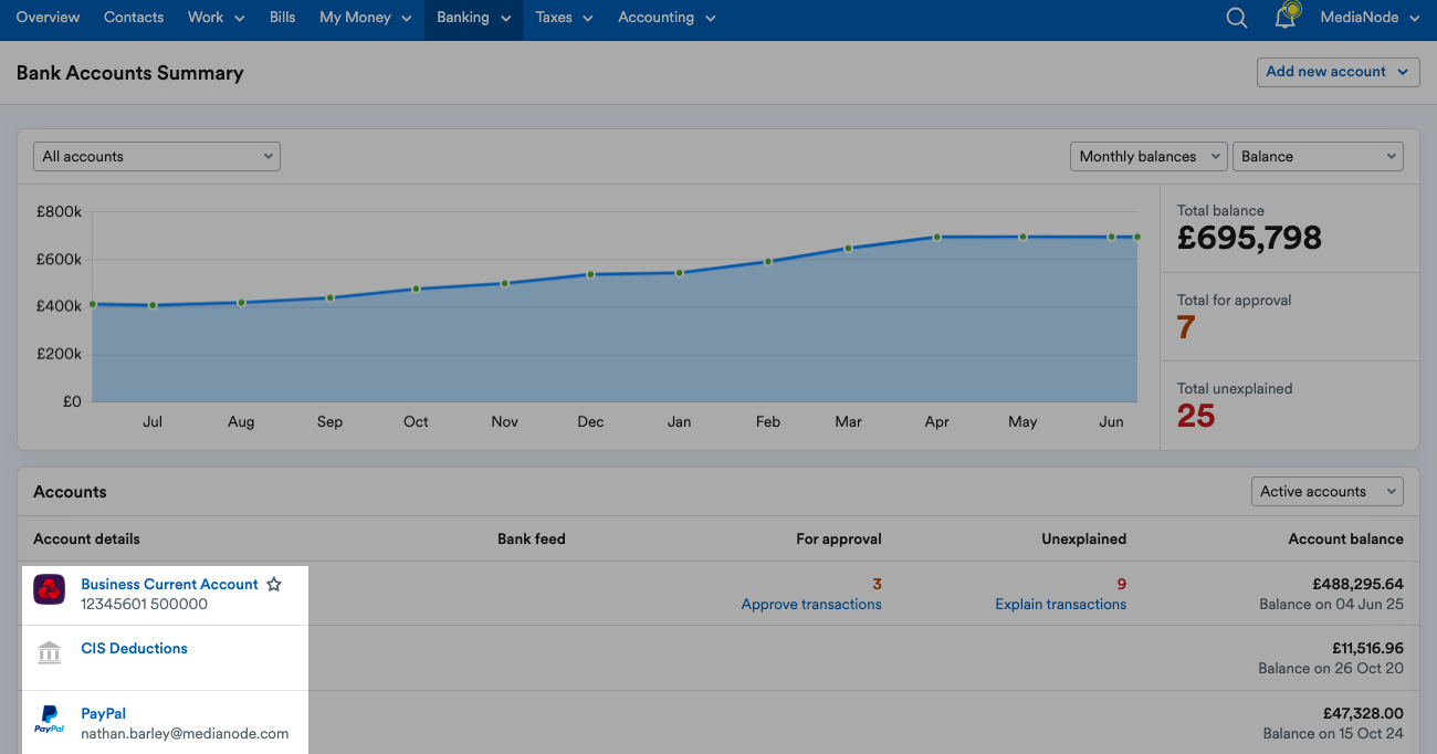 Display your IBAN and BIC numbers on an invoice – FreeAgent