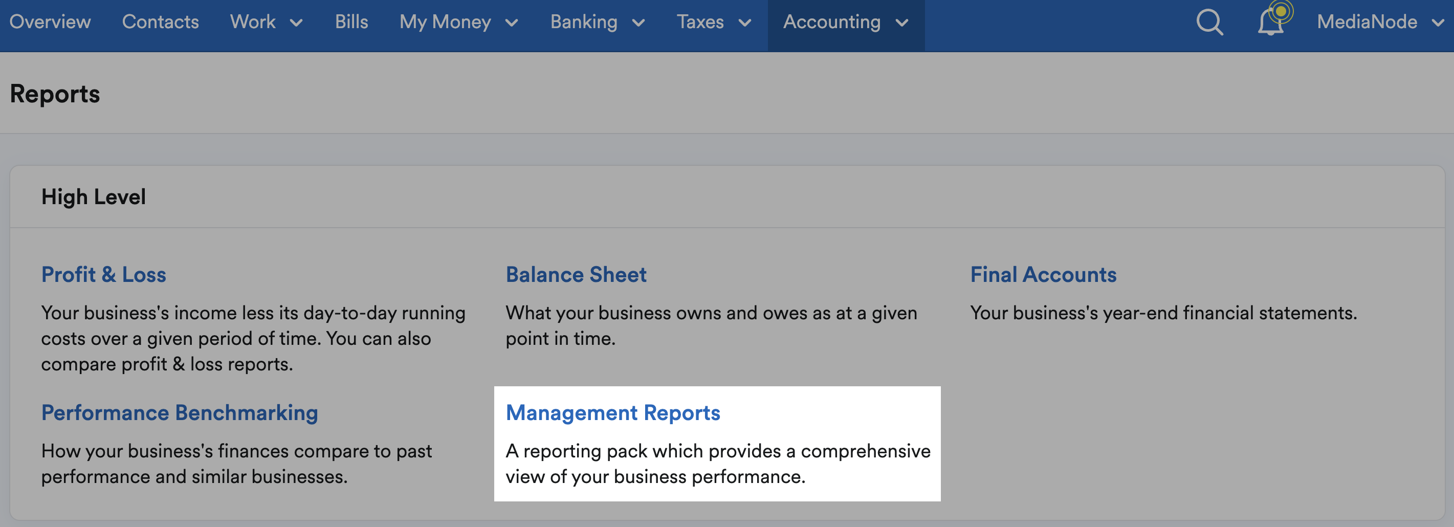 Customise your Management Reports content – FreeAgent