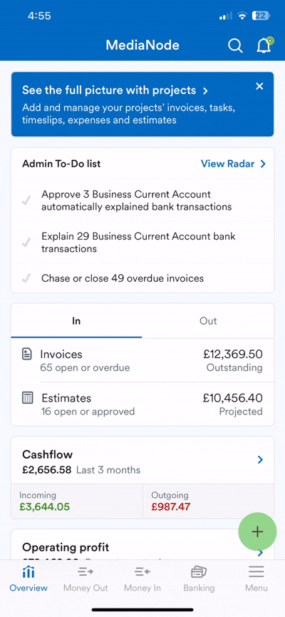 animated example of home screen being re-ordered
