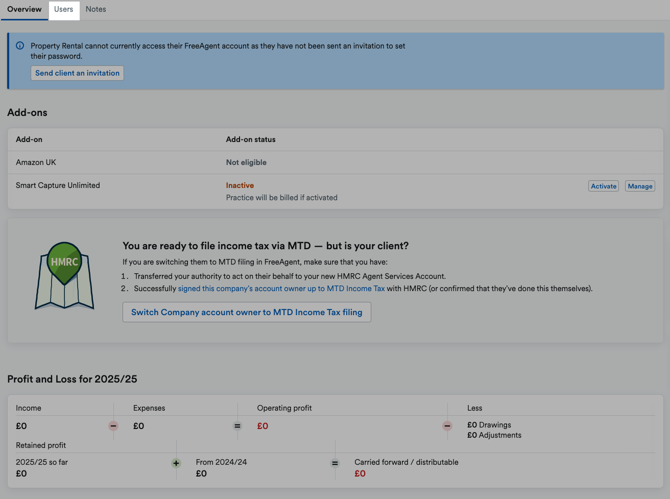'Users' tab highlighted at top of page.