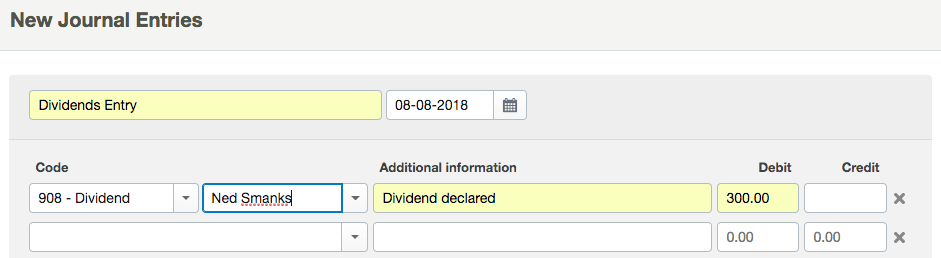 Posting journal sets to create a dividend – FreeAgent Posting journal sets to create a dividend – FreeAgent