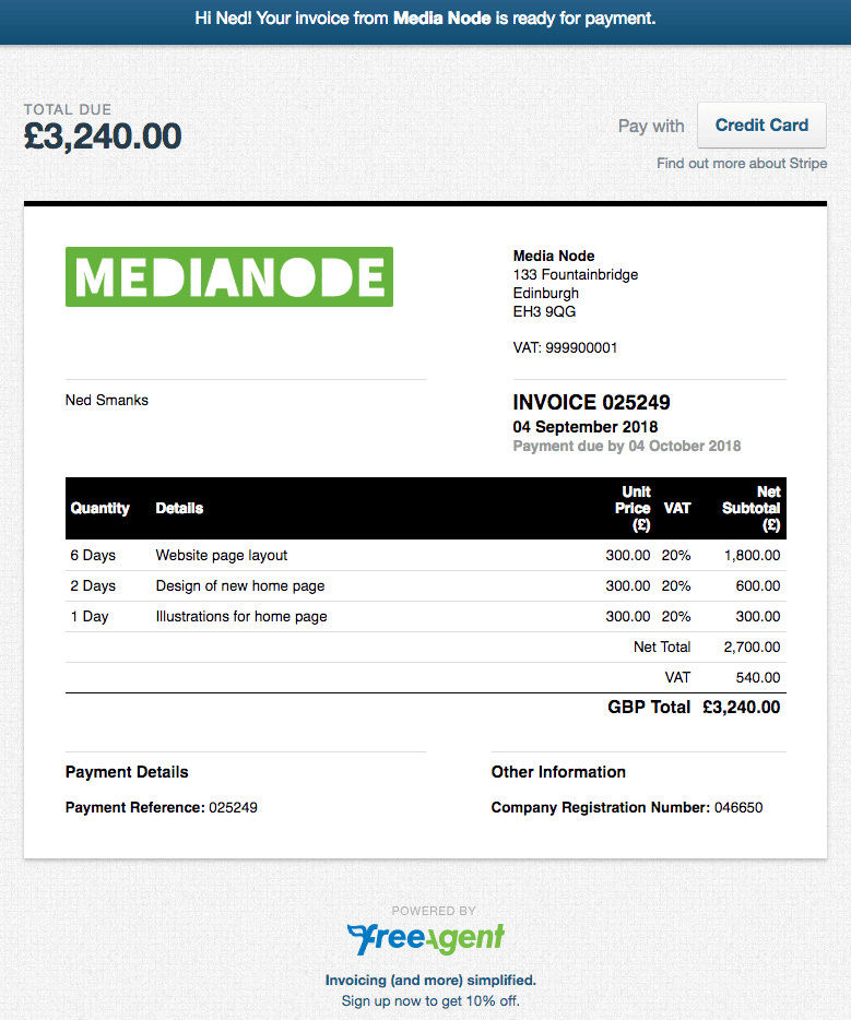 stripe invoice generator