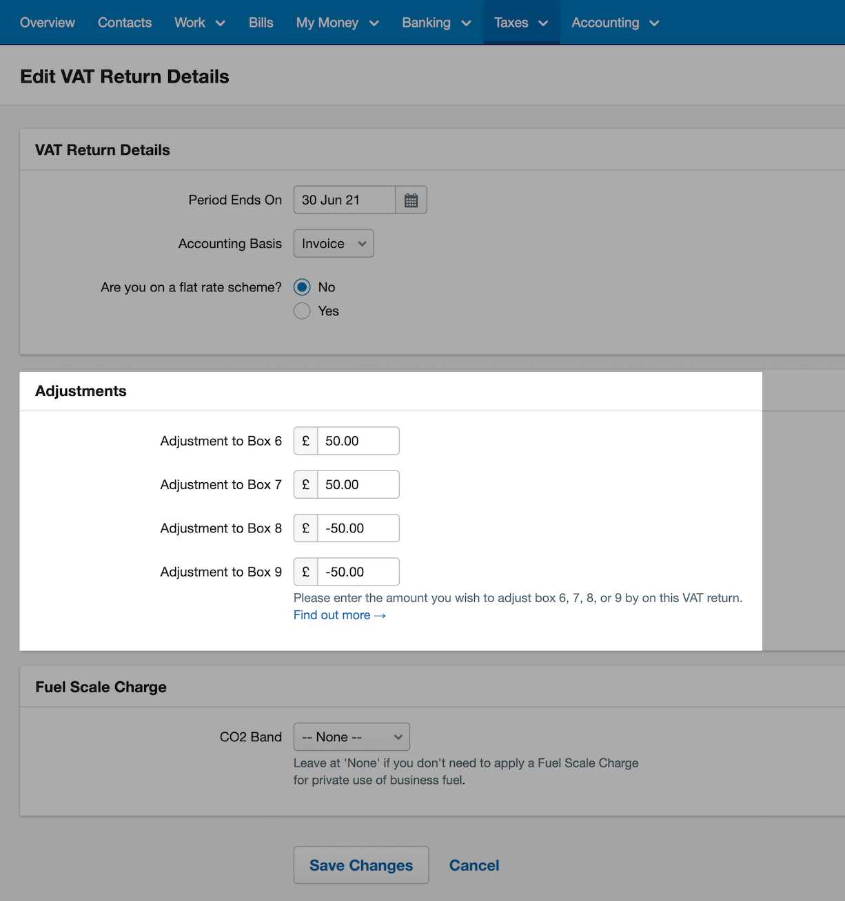 How to adjust boxes 6 to 9 of your VAT return FreeAgent