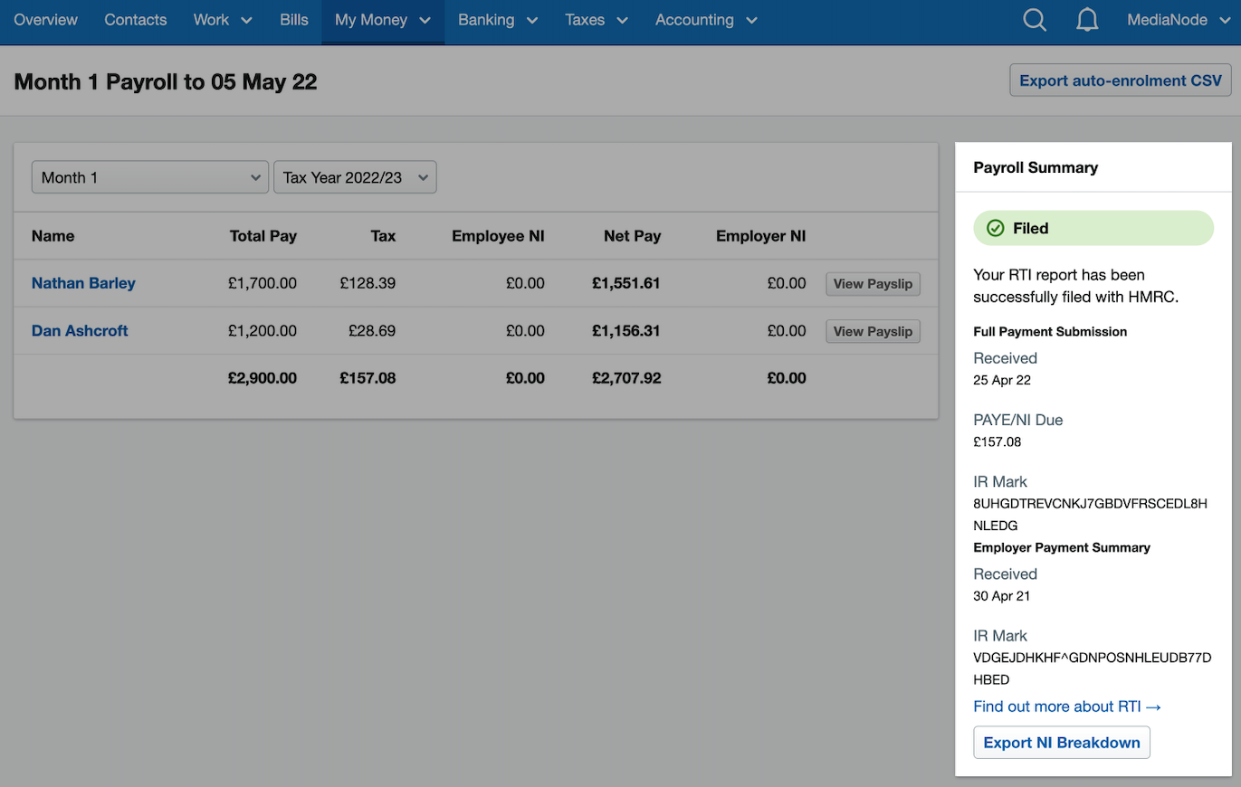 Rti hmrc free software