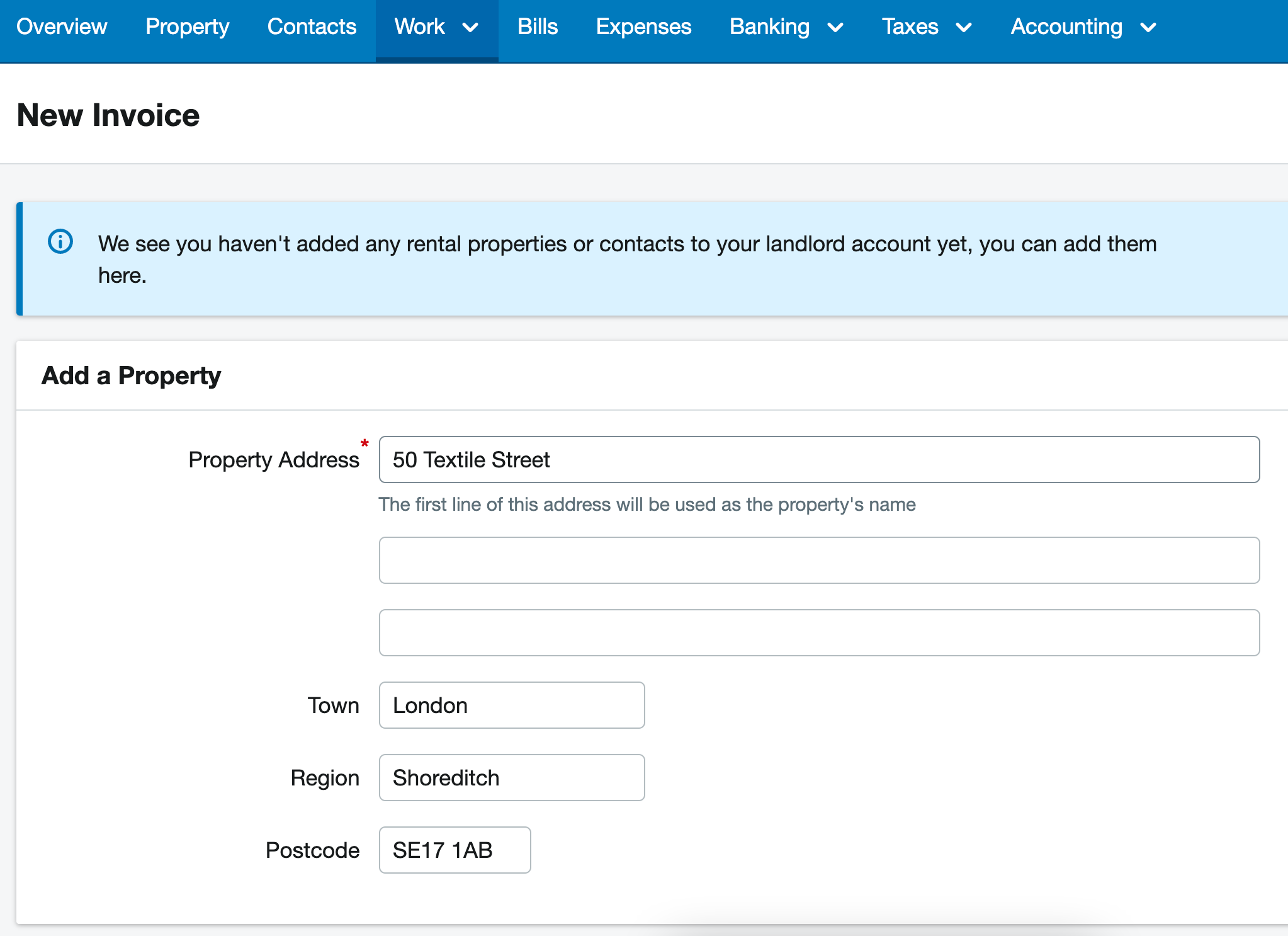Record rental income for a property – FreeAgent