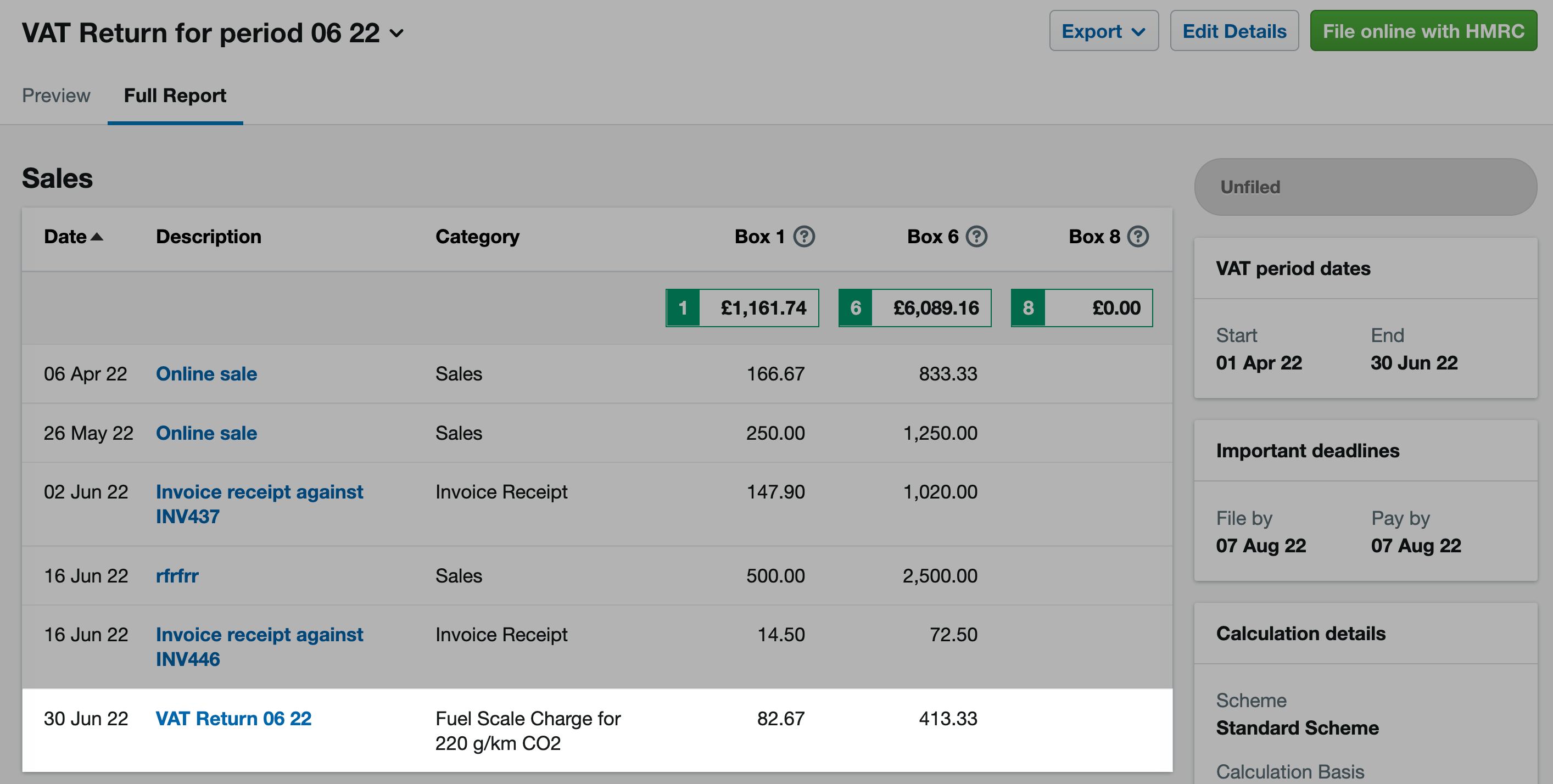 How to apply the fuel scale charge in FreeAgent FreeAgent