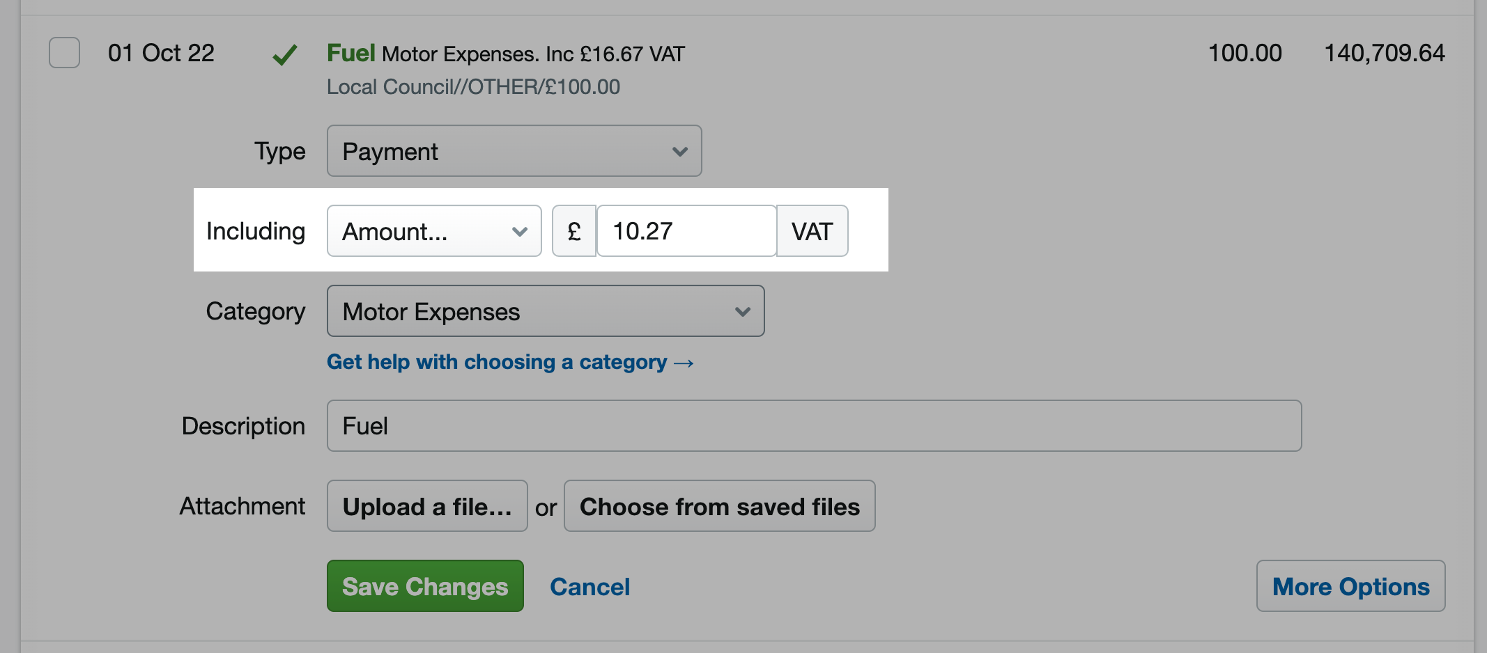 How to apply the fuel scale charge in FreeAgent – FreeAgent